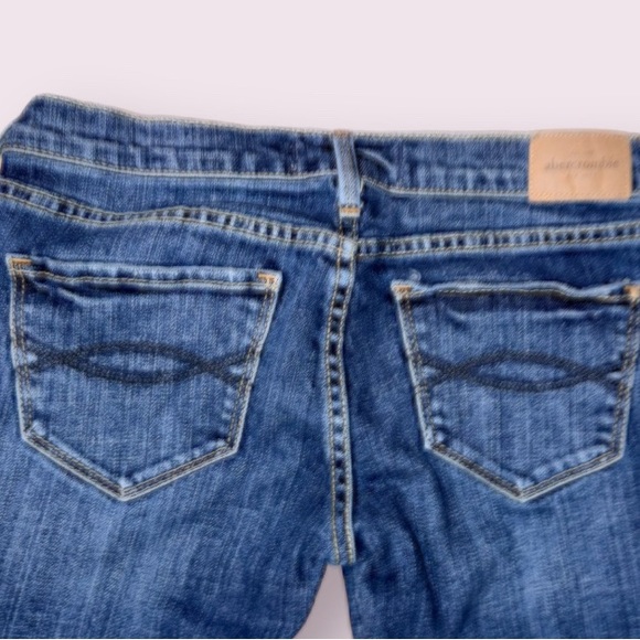 Abercrombie Kids distress CUTE STRETCH jeans girls size 14 - Picture 4 of 11